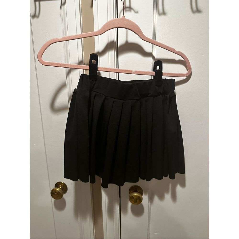 Black Skater Mini Skirt Small